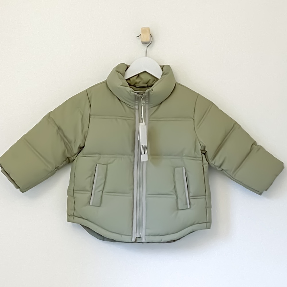 NWT Zara Mint Down Jacket